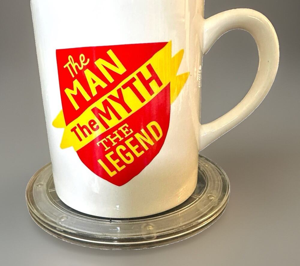 Hallmark 2 QT Extra Large Coffee Beer Mug The Man The Myth The Legend Novelty